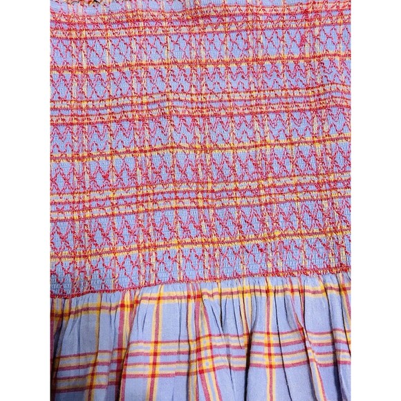 Urban Outfitters Rosemary Linen Smocked Mini Skirt Women's Size Large - Picture 3 of 5